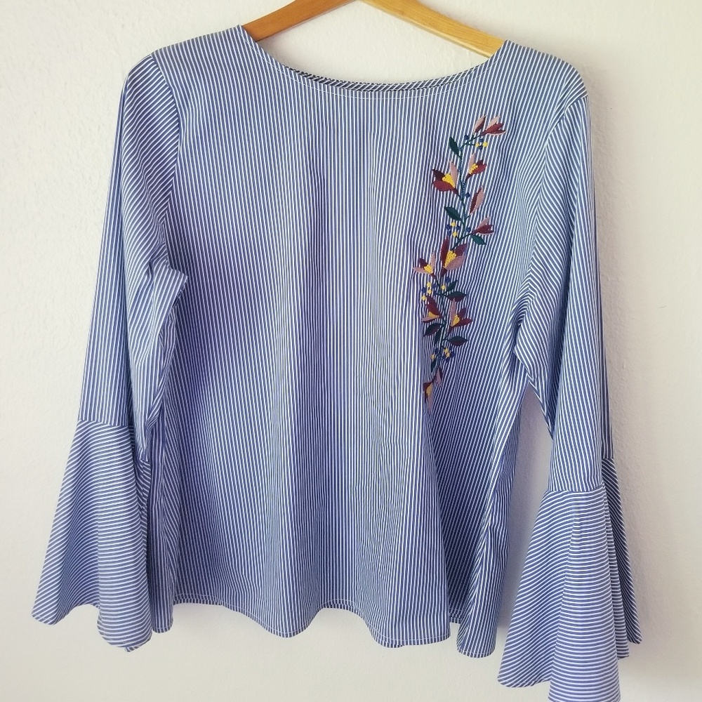 St. John's Bay striped top size P XL NWOT
